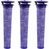 FVO Filtre Pour Dyson V8 V7 V6 DC62 Aspirateur #DY-965661-01, Keepow® Filtre Mélange De Matériaux Standard Bleue, Lot De 3