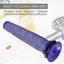 FVO Filtre Pour Dyson V8 V7 V6 DC62 Aspirateur #DY-965661-01, Keepow® Filtre Mélange De Matériaux Standard Bleue, Lot De 3 -Aspirateur et sac Soldes 66307770 4