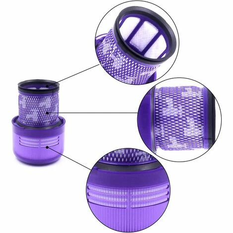 EINEMGELD Lot de 4 pièces de rechange pour filtres à vide EINEMGELD Lot De 4 Pièces De Rechange Pour Filtres à Vide -Aspirateur et sac Soldes 66718785 4