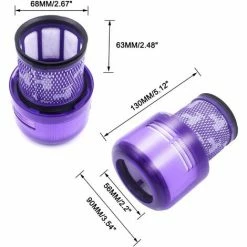 EINEMGELD Lot De 4 Pièces De Rechange Pour Filtres à Vide 4 EINEMGELD Lot De 4 Pièces De Rechange Pour Filtres à Vide -Aspirateur et sac Soldes 66718785 5