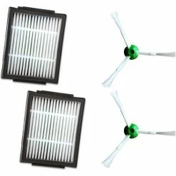 ABCRITAL Kit D'Accessoires De Rechange Pour Irobot Roomba Série I Irobot I7 E5 E6 Filtre, Brosse Principale Et Brosse Latérale Personnalisable