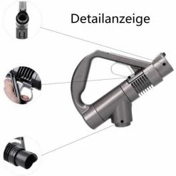 BDD 1 Poignée De Rechange Pour Aspirateur Dyson DC19 DC23 DC26 DC29 DC32 DC36 DC37 (gris) -Aspirateur et sac Soldes 67268034 4