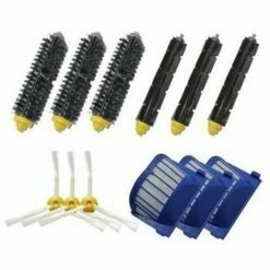 Cisea Kit De 3 Paire De Extracteur Brosse +3 Garde Filtre + 3 Brosse Latérale Pour IRobot Roomba Série 600(595 620 630 650 660)