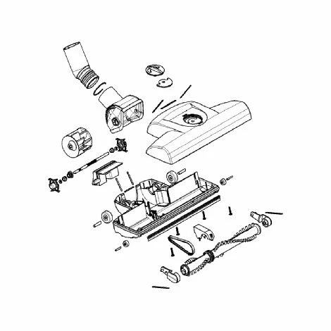 TURBO BROSSE POUR PETIT ELECTROMENAGER SIEMENS - 00445741 TURBO BROSSE POUR PETIT ELECTROMENAGER SIEMENS - 00445741 -Aspirateur et sac Soldes 9491675 1